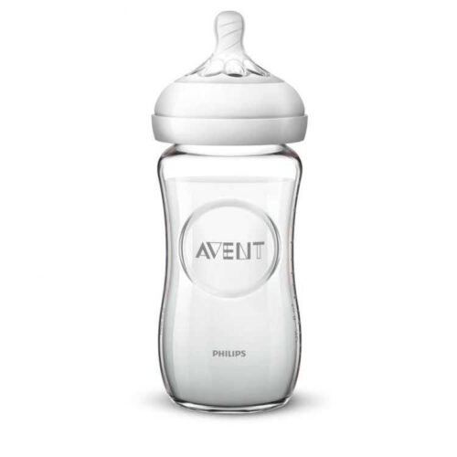 AVENT BIBERON NATURAL EN VERRE 240 ML 1MOIS+ 8 OZ