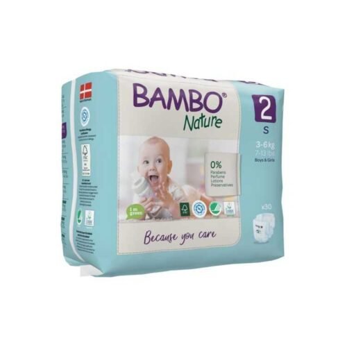 BAMBO NATURE COUCHES BEBE 2 S 3 A 6 KG 30 UNITES